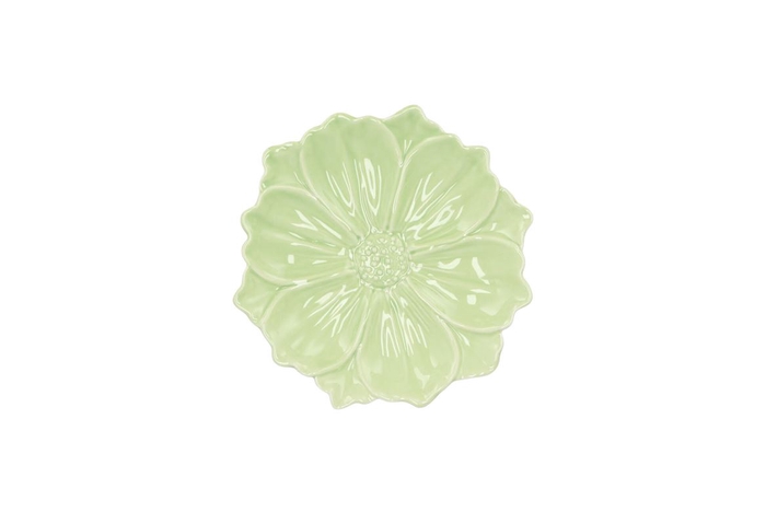 <h4>Bloom Cosmea Plate Green 11x11x3cm</h4>