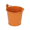 Bucket Sevilla zinc Ø8,2xH7,2cm - ES7 orange gloss