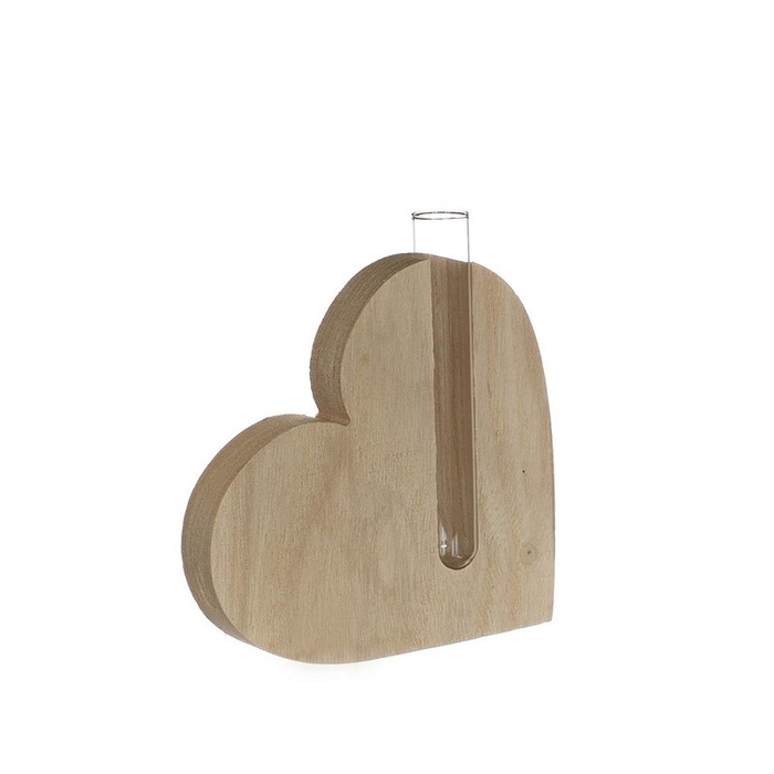 <h4>WOODEN HEART WITH TUBE 14X2,8XH13 (TUBE D2H12,5)</h4>