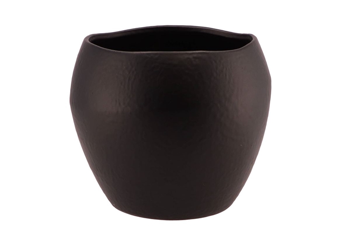 Amarah Black Pot Boule 23x20cm