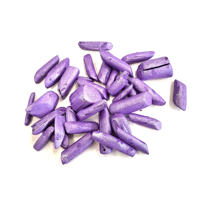 <h4>Tumbled wood 700gr in poly Pearl Purple</h4>