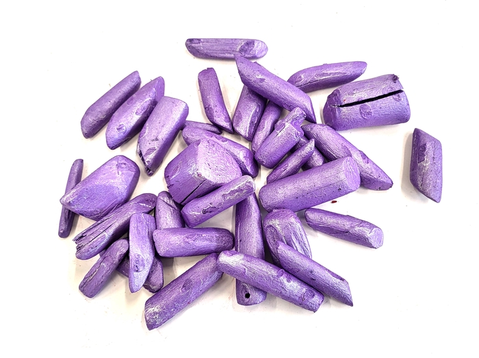 Tumbled wood 700gr in poly Pearl Purple