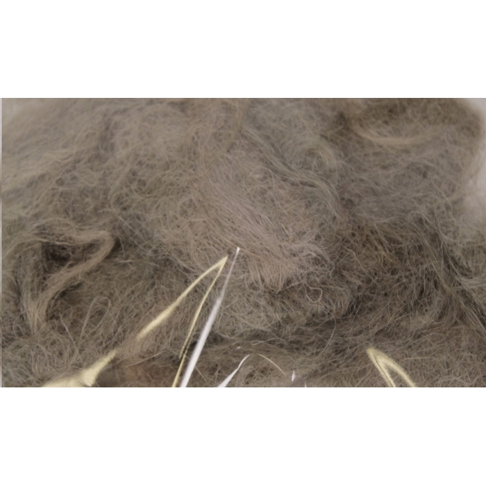 <h4>Fuzzy fibre 250 gram in poly  Beige</h4>