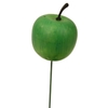 Pick Apple Ø4cm+10cm wire 36pcs green