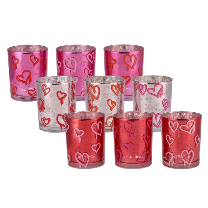 <h4>Love You Hearts Candle Holder Ass P/1 10x12,5cm Nm</h4>