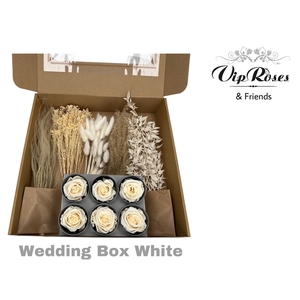 DRIED WEDDINGBOX WHITE