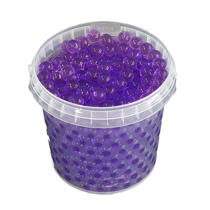 <h4>Gel pearls 1 ltr bucket purple</h4>