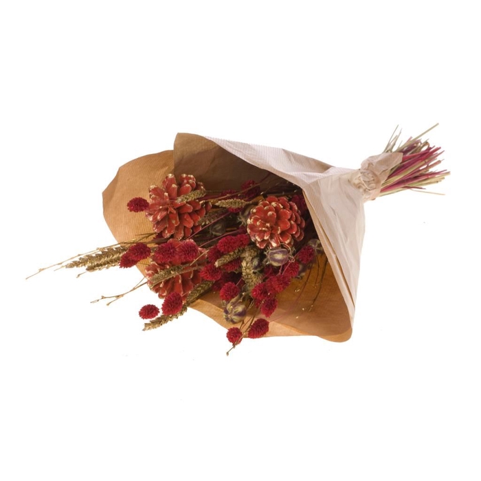 <h4>Mixed bouquet Xmas red/gold mixed</h4>