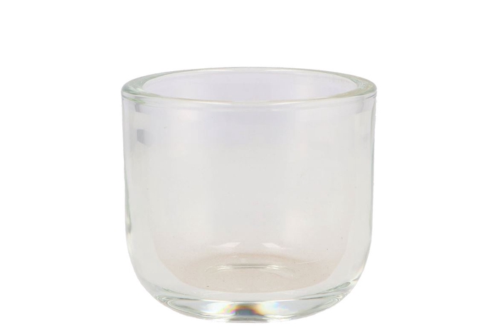 <h4>Glass Pot Heavy Round 10x9cm</h4>