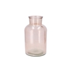 Dry Glass Peach Milk Bottle 17x30cm Nm