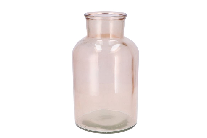 <h4>Dry Glass Peach Milk Bottle 17x30cm Nm</h4>