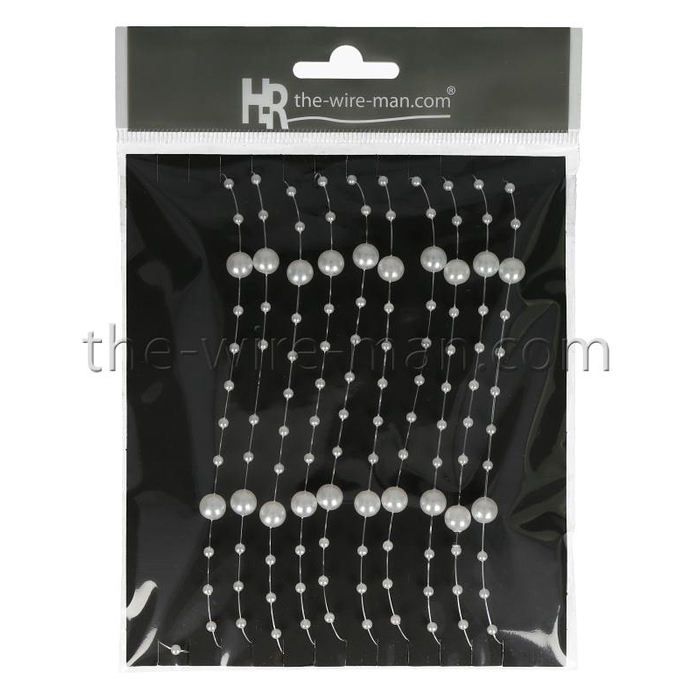 <h4>PARELKETTING WIT 8MM 3MM 3M</h4>