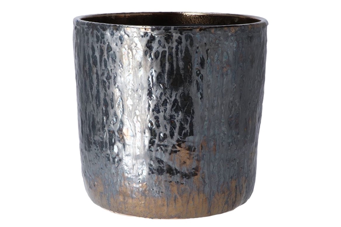 Iron Stone Metal Pot 30x28cm