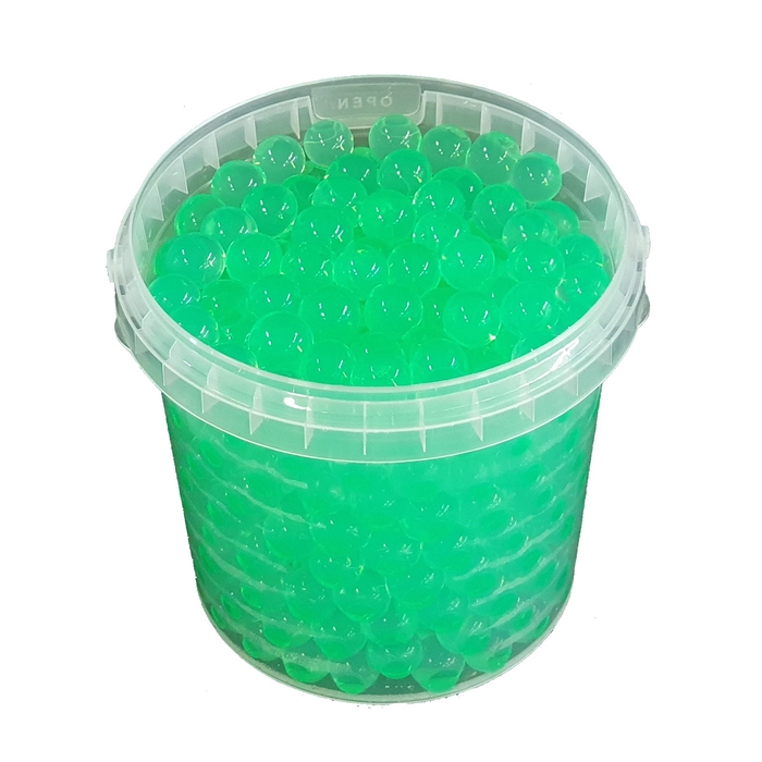 <h4>Gel pearls 1 ltr bucket Light Green</h4>