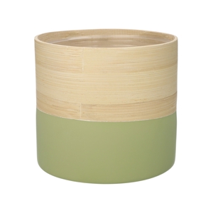 DF00-710830847 - Pot Mambu cylinder d13xh12.5 natural/olive