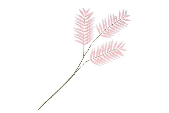 Silk Palm Leaf Light Pink 87cm