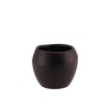 Amarah Black Pot Boule 12x10,5cm