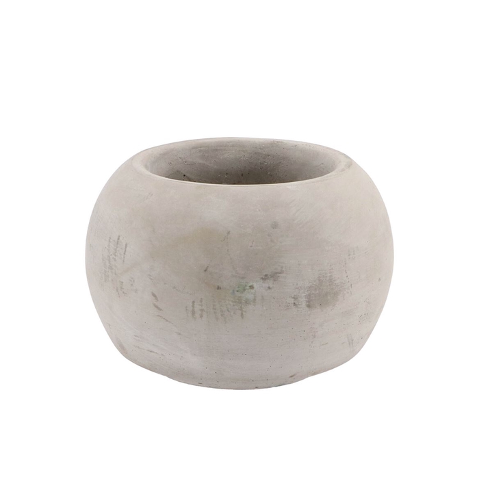 <h4>Concrete Pot Sphere 14x10cm</h4>