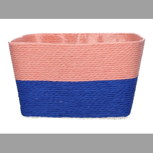 DF06-720226900 - Basket Riley1 Duo 18.5x18.5x10 pink/cobalt blue