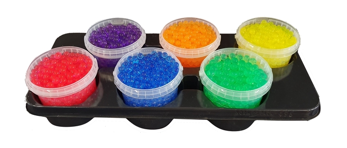 <h4>Gel pearls 1 ltr bucket mixed colours</h4>