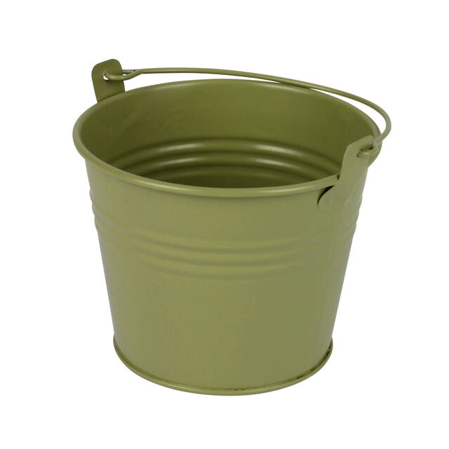 <h4>Bucket Sevilla zinc Ø10,3xH8,5cm - ES9 green matt</h4>