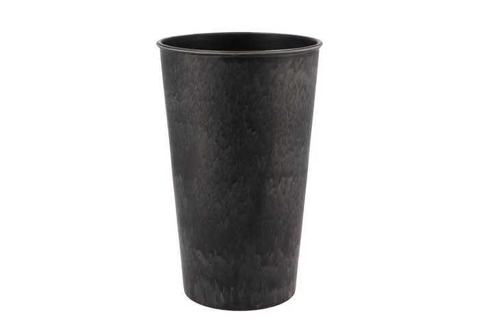 <h4>Melamine Grey Vase 18x28cm</h4>