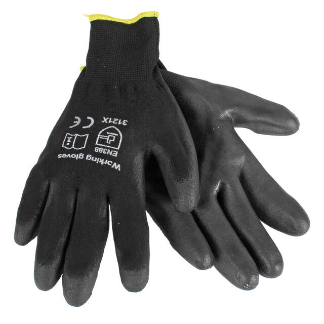 Glove PU-Flex black - size 11