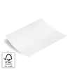 Paper sheet 62x85cm white kr. prominent-/-corners