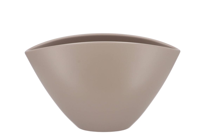<h4>Ceramic Orchid Pot Stone Grey 28x17cm</h4>