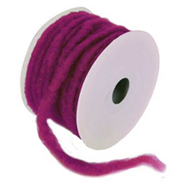 Wool wire on roll ø7mmx 20mtr fuschia colournr 61