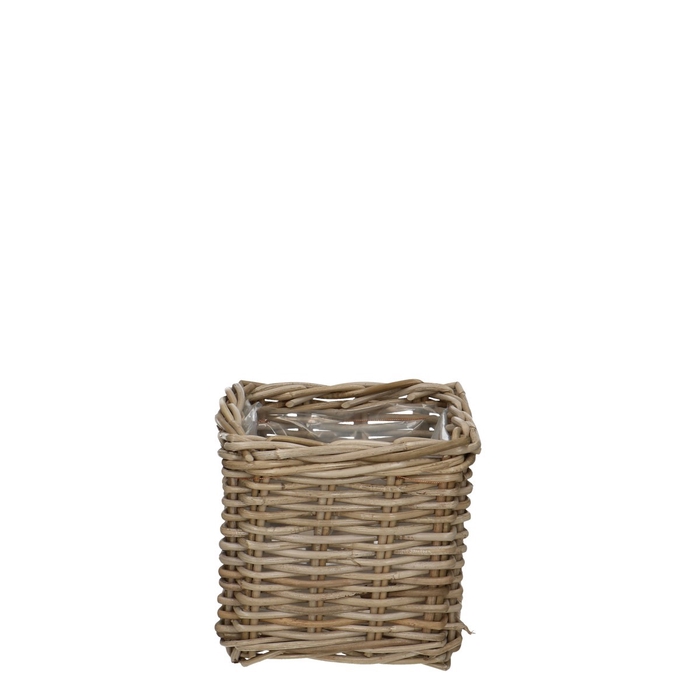 Baskets rattan Pot sq.d20*20cm