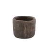 Iron Stone Grey Pot 9x8cm