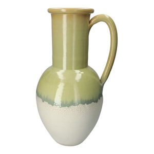 DF03-884805700 - Vase Archeon d15/28.5xh50 green/sand