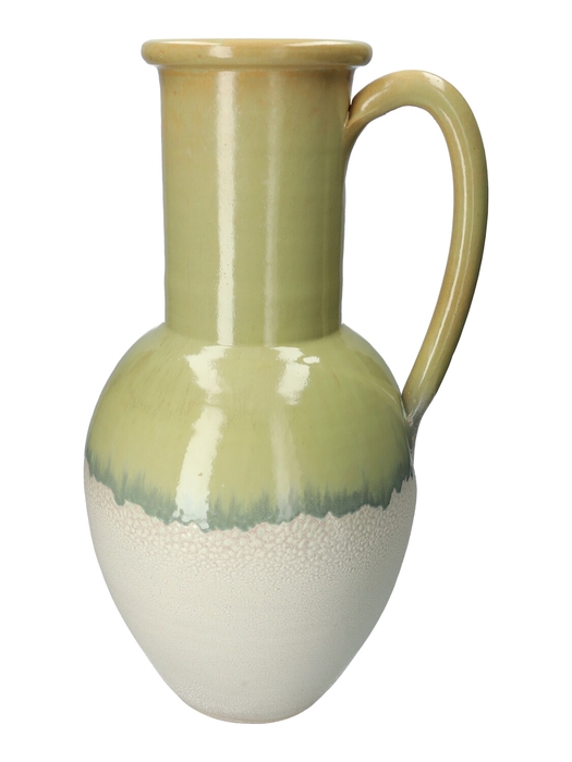 <h4>DF03-884805700 - Vase Archeon d15/28.5xh50 green/sand</h4>