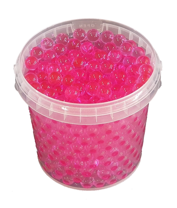 Gel pearls 1 ltr bucket Pink