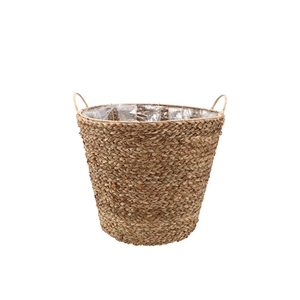Seagrass Levi Basket Pot Natural 22x21cm