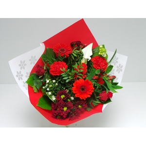Bouquet Biedermeier Medium Red