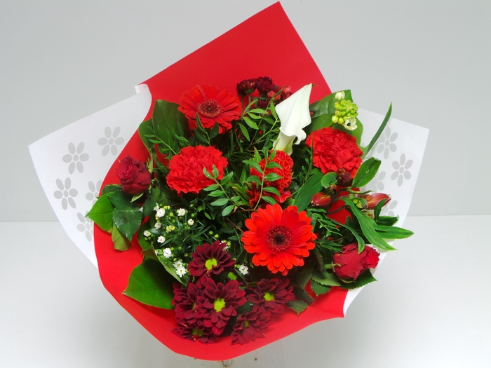 Bouquet Biedermeier Medium Red