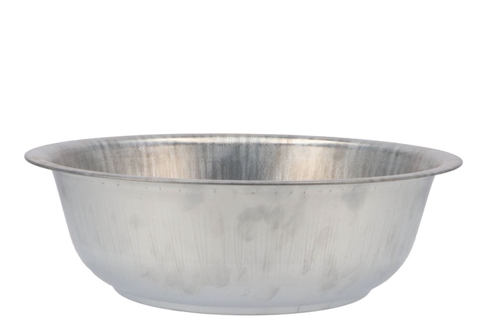 <h4>Zinc bowl natural 36x11cm</h4>