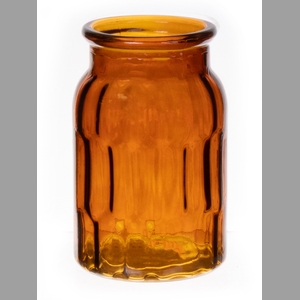 DF02-700031100 - Vase Ross d8.5/10xh15.5 amber