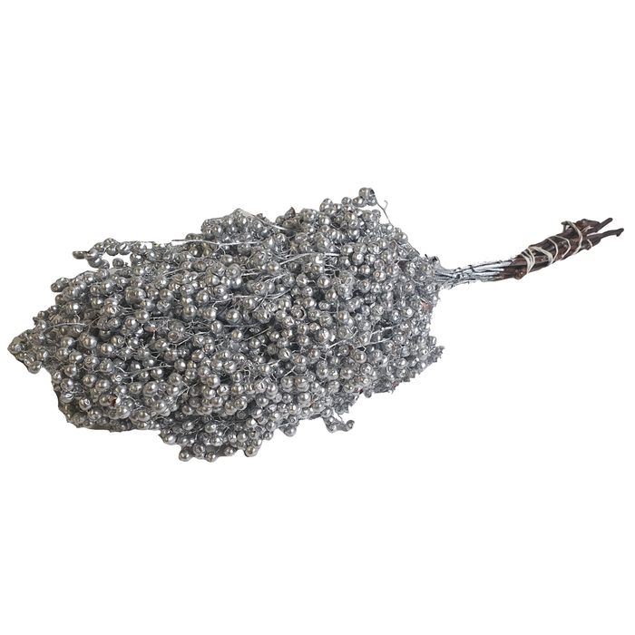 <h4>Pepperberries per bunch in poly Silver</h4>