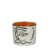 Ceramics Face cylinder d10*8.5cm
