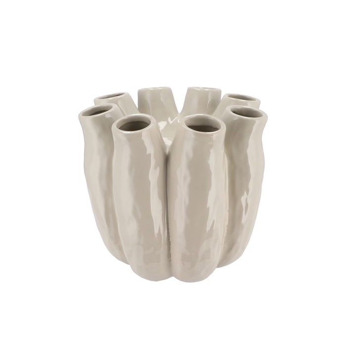 <h4>Luna White Tube Vase 24x24cm</h4>