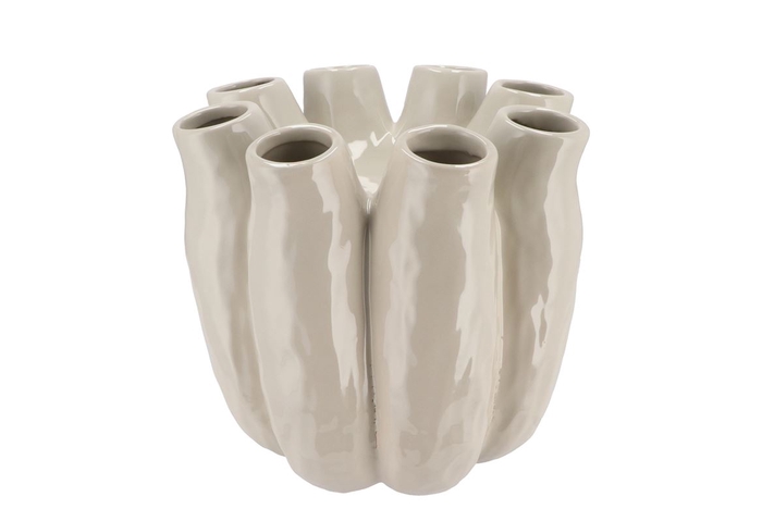 <h4>Luna White Tube Vase 24x24cm</h4>