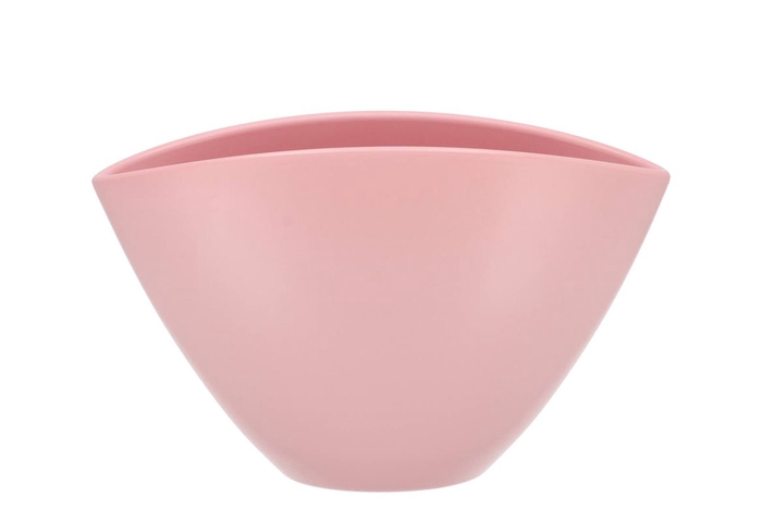 <h4>Ceramic Orchid Pot Pink Silver 28x17cm</h4>