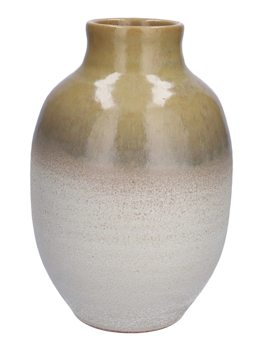 <h4>DF03-884804800 - Vase Fafe d7.5/15.3xh25 l.green/sand</h4>