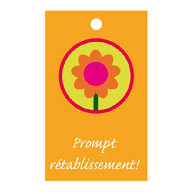 Flower cards ma -Rétablissement package 20 pieces