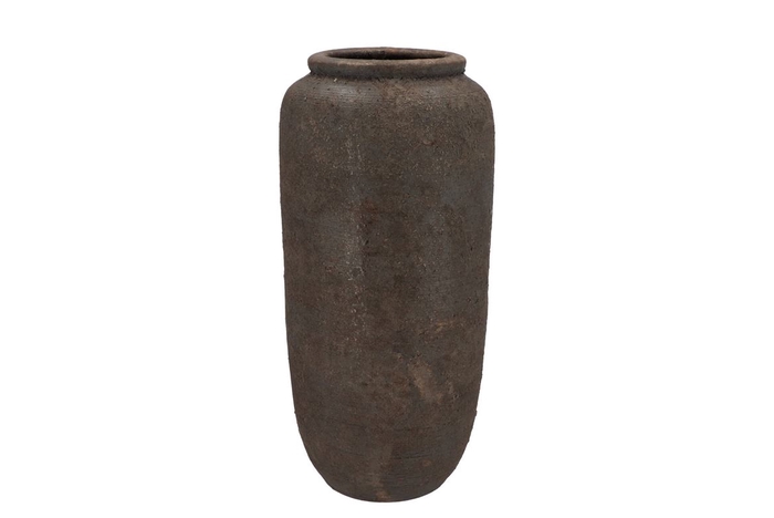 Batu Grey Jug Vase 20x42cm