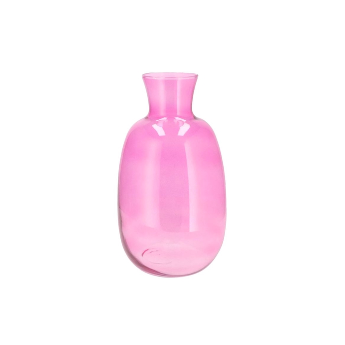 <h4>Mira Fuchsia Glass Bottle Tall 21x21x37cm</h4>
