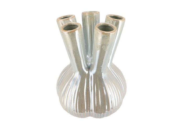<h4>Aglio Straight Pearl Vase 19x19x25cm</h4>